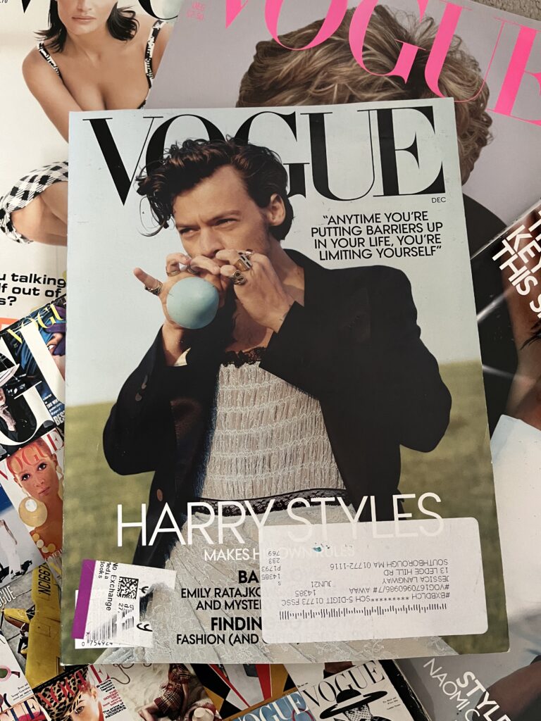 harry styles vogue